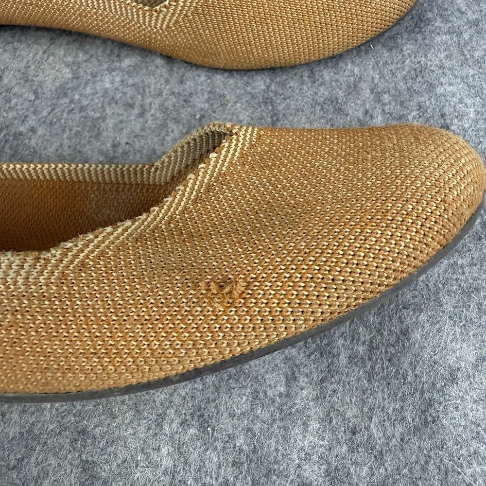 Rothy's Ballet Flats The Point Amber Textile Womens‎ Size 8 Comfort Shoes